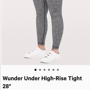 NWT Lululemon Size 4 Wunder Under high rise